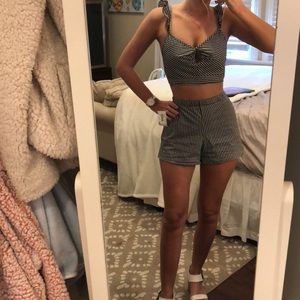 Gingham two piece set!